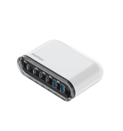 Momax 1-Charge Flow+ 120W 6-Port Desktop Charger (UK) thumbnail 4